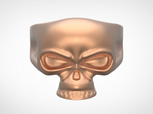 skull ring 3D 模型