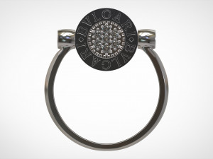 bvlgari ring Modèle 3D