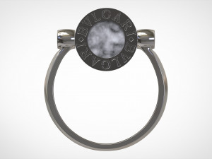 bvlgari ring Modèle 3D