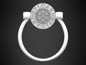 bvlgari ring Modèle 3D