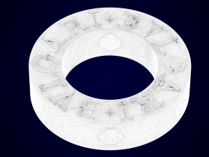 bvlgari ring Modèle 3D
