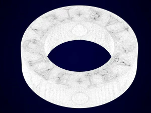 bvlgari ring 3D Model