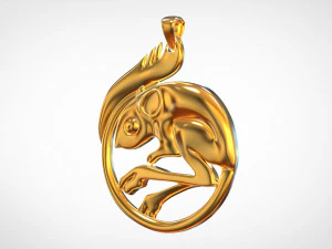 जेरोबा लटकन 3D मॉडल