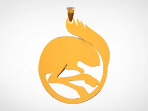 jerboa pendant 3D Model