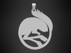 jerboa pendant 3D Модель