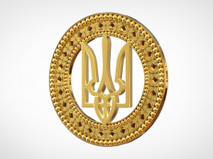 emblem of ukraine 3D Model