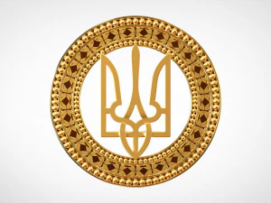 emblem of ukraine 3D Model