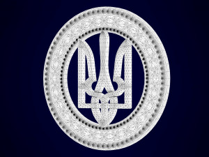 emblem of ukraine Modèle 3D