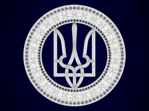emblem of ukraine Modèle 3D