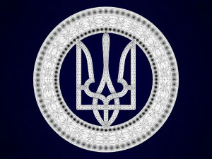 emblem of ukraine 3D Model