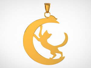 night hunt pendant 3D 模型