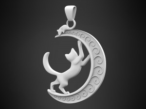 night hunt pendant 3D 模型
