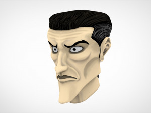 male head 3D 모델