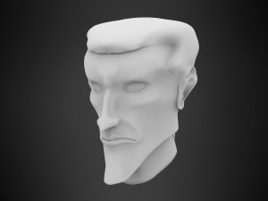 male head 3D Model