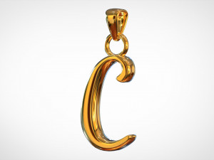 nautilus pompilius font c pendant 3D 모델