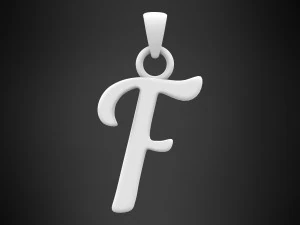 nautilus pompilius font f pendant 3D Model