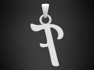 nautilus pompilius font f pendant 3D Model