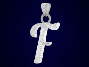 nautilus pompilius font f pendant 3D Model