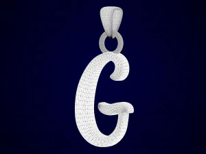 nautilus pompilius font g pendant 3D Model