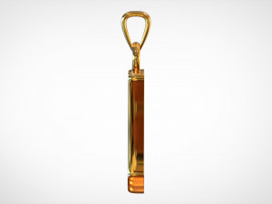 nautilus pompilius font h pendant 3D 모델