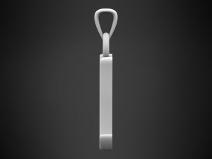 nautilus pompilius font h pendant 3D 모델