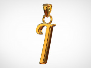 nautilus pompilius font i pendant 3D 모델