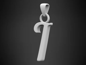 nautilus pompilius font i pendant 3D Model