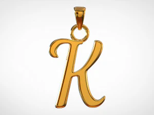 nautilus pompilius font k pendant 3D Model