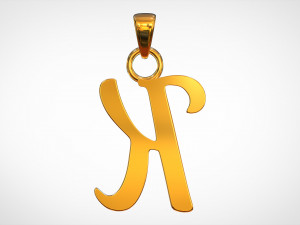 nautilus pompilius font k pendant 3D Model