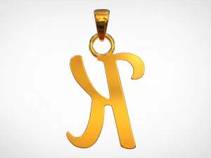 nautilus pompilius font k pendant 3D Model