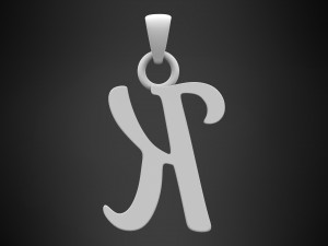 nautilus pompilius font k pendant 3D Model
