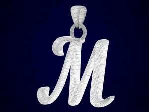 nautilus pompilius font m pendant 3D Model