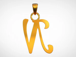 nautilus pompilius font n pendant 3D Model