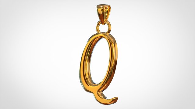nautilus pompilius font q pendant Modelo 3D .c4d .max .obj .3ds .fbx .stl .blend 