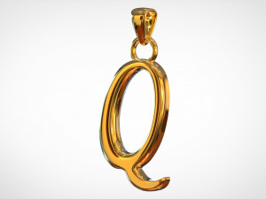 nautilus pompilius font q pendant 3D Model