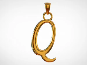 nautilus pompilius font q pendant 3D Model