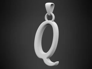 nautilus pompilius font q pendant 3D Model