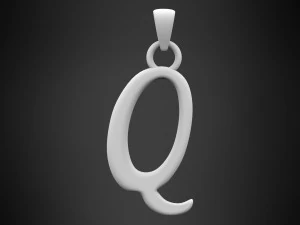 nautilus pompilius font q pendant 3D Model