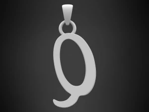 nautilus pompilius font q pendant 3D Model