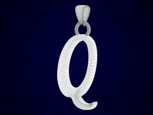 nautilus pompilius font q pendant 3D Model