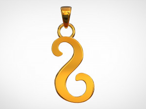 nautilus pompilius font s pendant 3D Model