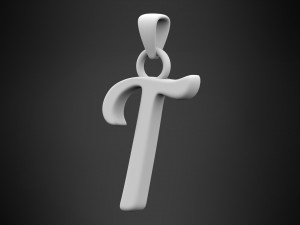 nautilus pompilius font t pendant 3D मॉडल