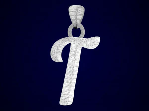 nautilus pompilius font t pendant 3D Model