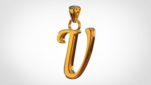 nautilus pompilius font u pendant 3D Model .c4d .max .obj .3ds .fbx .stl .blend 
