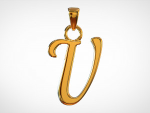 nautilus pompilius font u pendant 3D Model