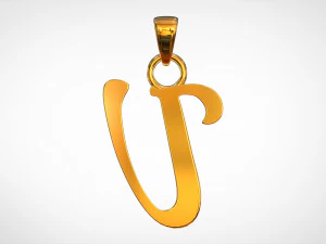 nautilus pompilius font u pendant 3D Model
