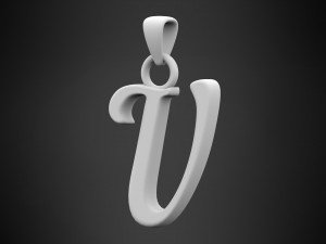 nautilus pompilius font u pendant 3D Model