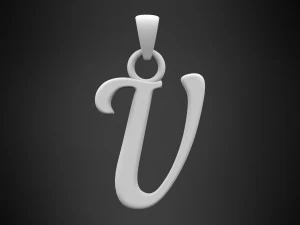 nautilus pompilius font u pendant 3D Model