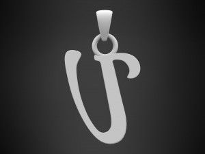 nautilus pompilius font u pendant 3D Model