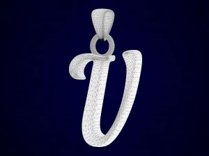 nautilus pompilius font u pendant 3D Model
